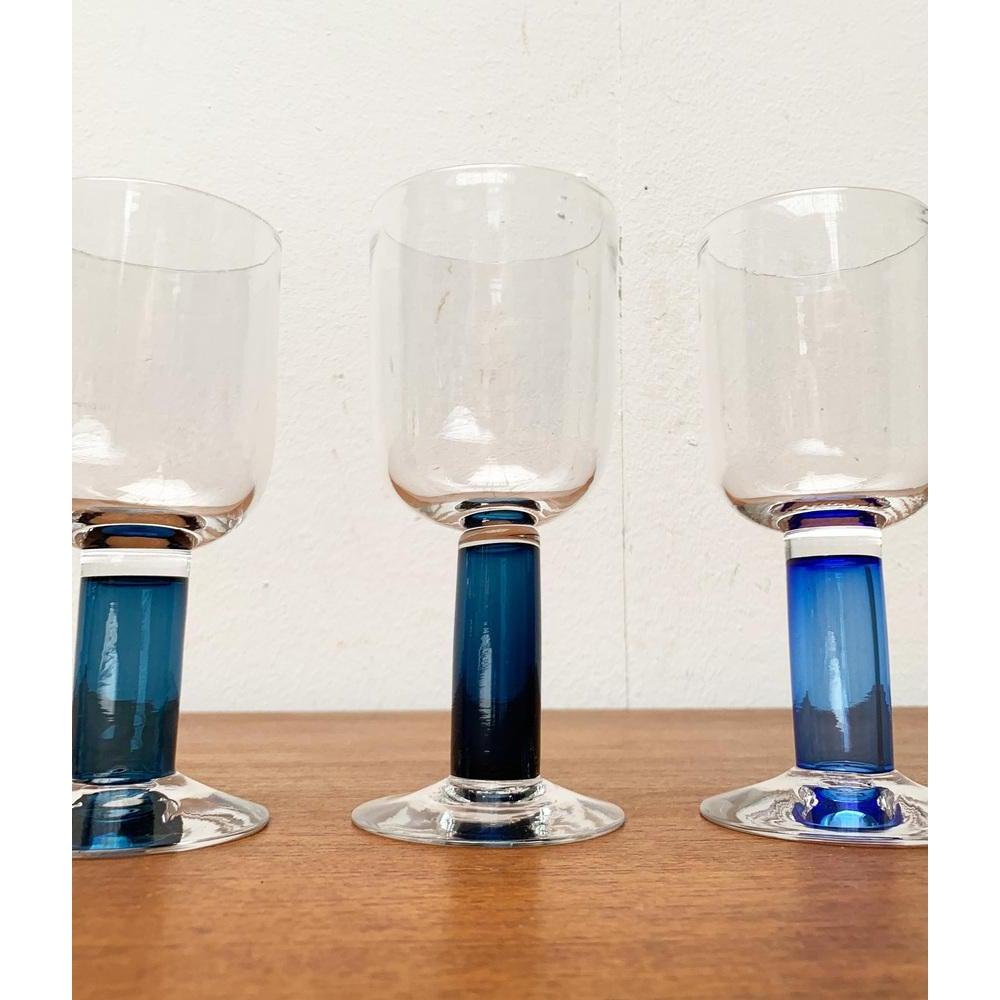 Set of 6 German Wine Glasses by Regina Kaufmann for Glashagen Hütte For Sale 5