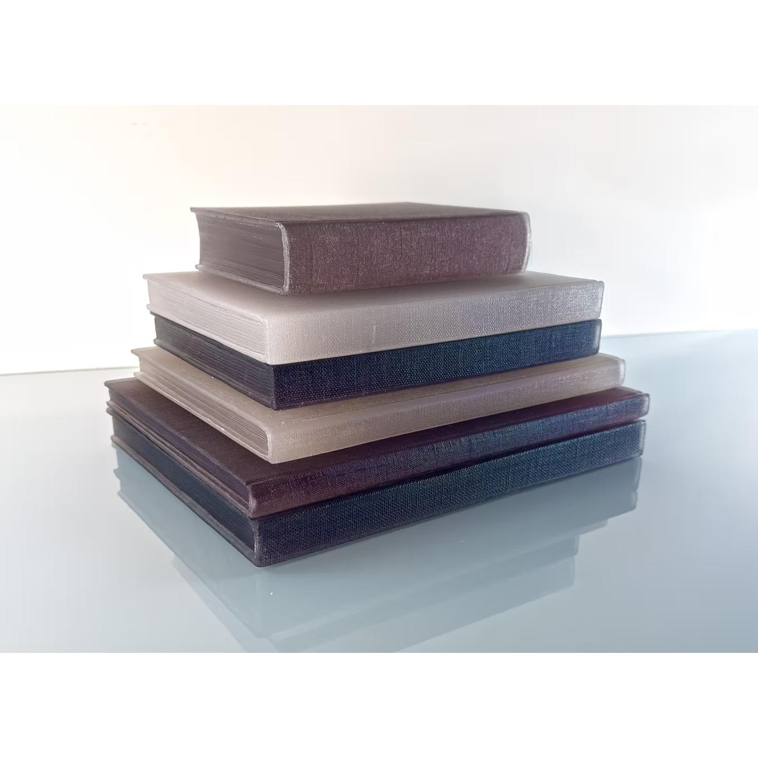 Lot de 6 livres décoratifs Ghost Writer en résine moulée par Creators of Objects Neuf - En vente à Geneve, CH