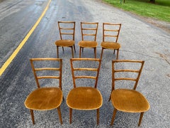 Set of 6 Gio Ponti Inspired Dining Chairs by James-Philip Co.