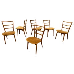 Set of 6 Gio Ponti Inspired Dining Chairs by James-Philip Co.