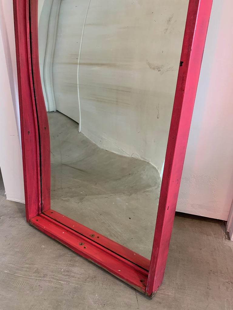 Set of 6 Glass Carnival Mirrors at 1stDibs