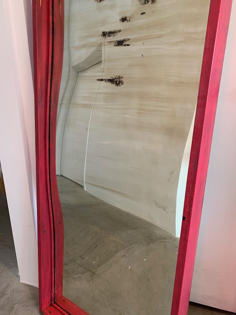 Set of 6 Glass Carnival Mirrors at 1stDibs