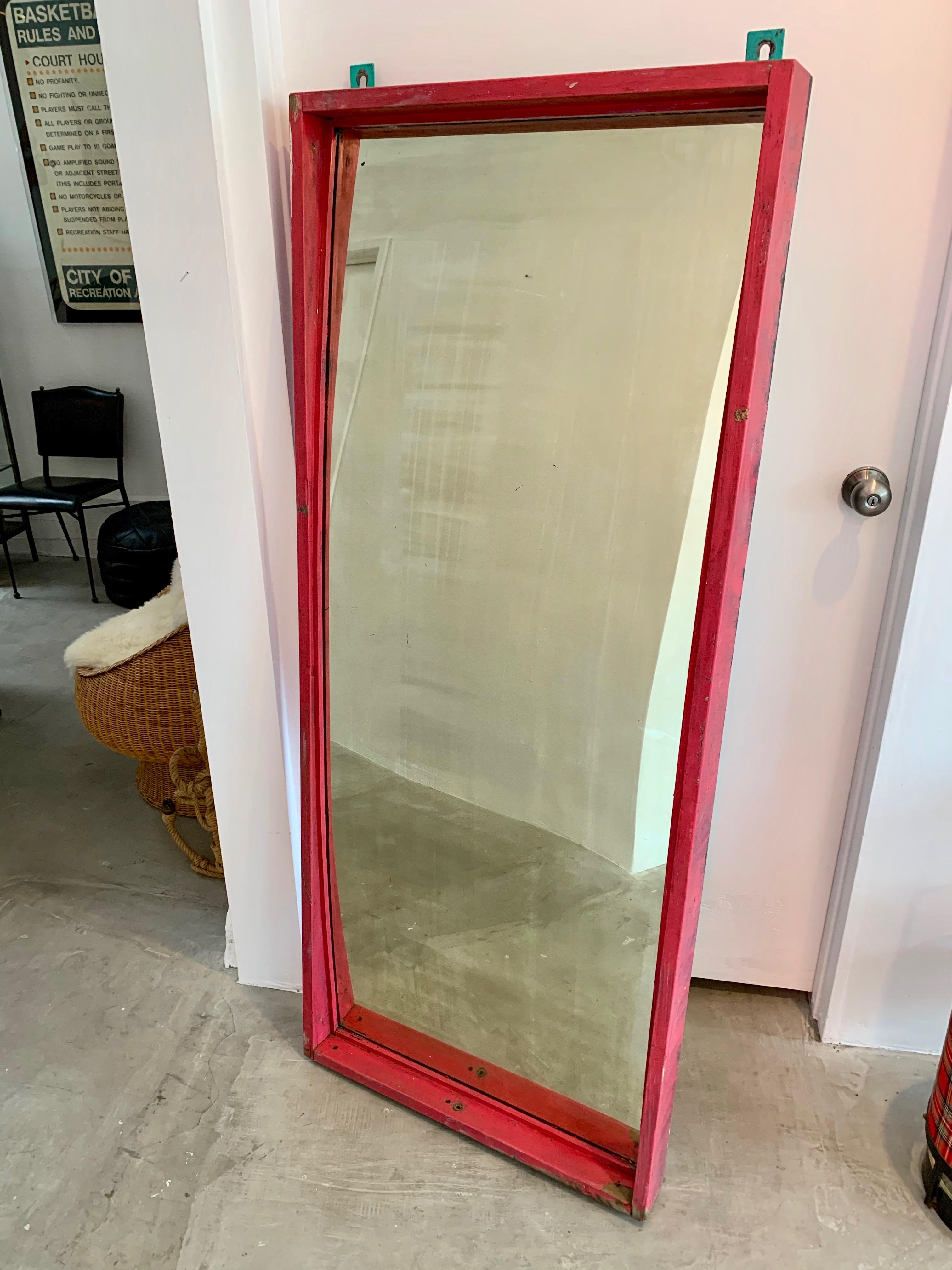 Mid-20th Century Set of 6 Glass Carnival Mirrors