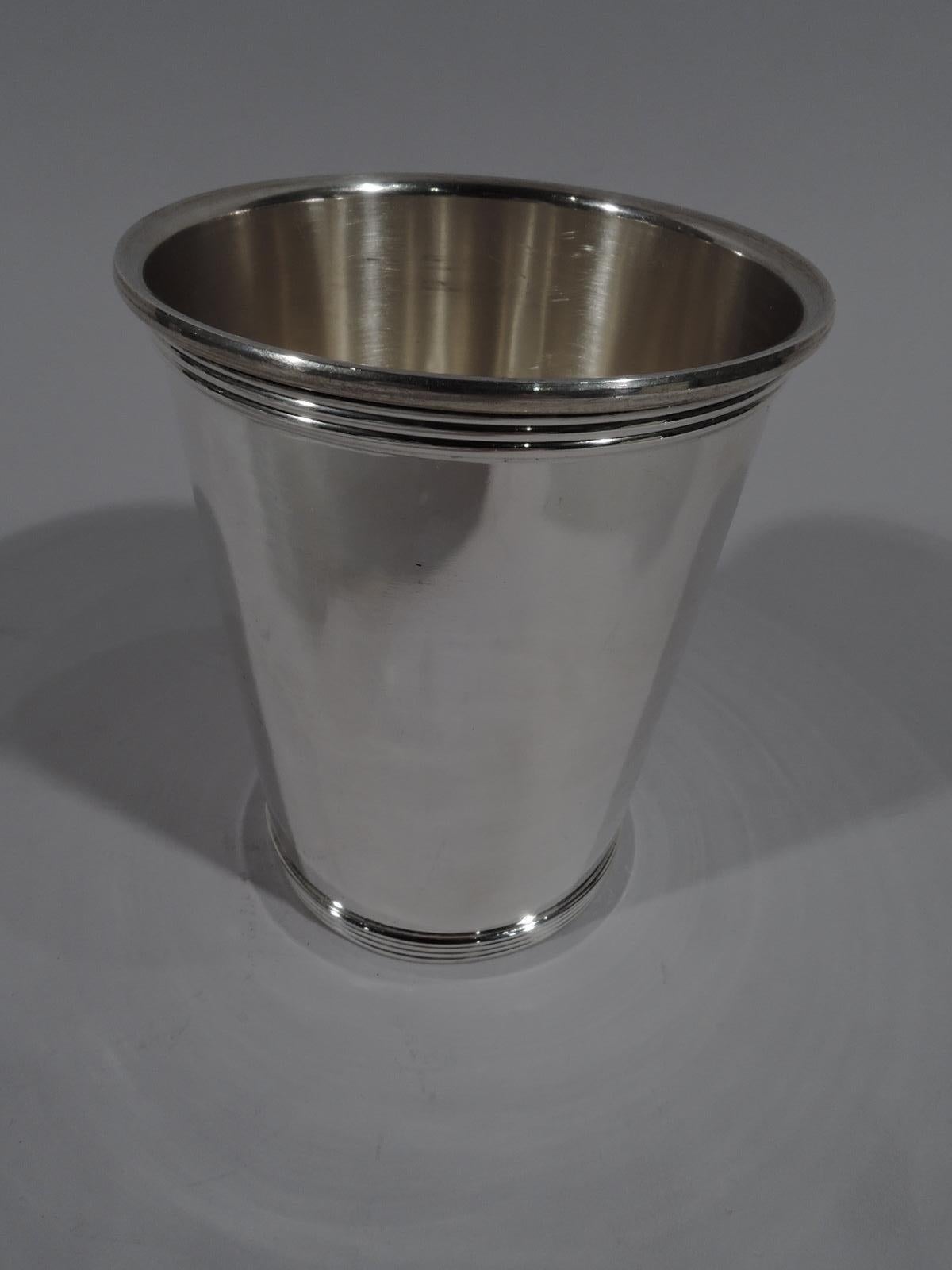 American Set of 6 Gorham Newport Sterling Silver Mint Julep Cups