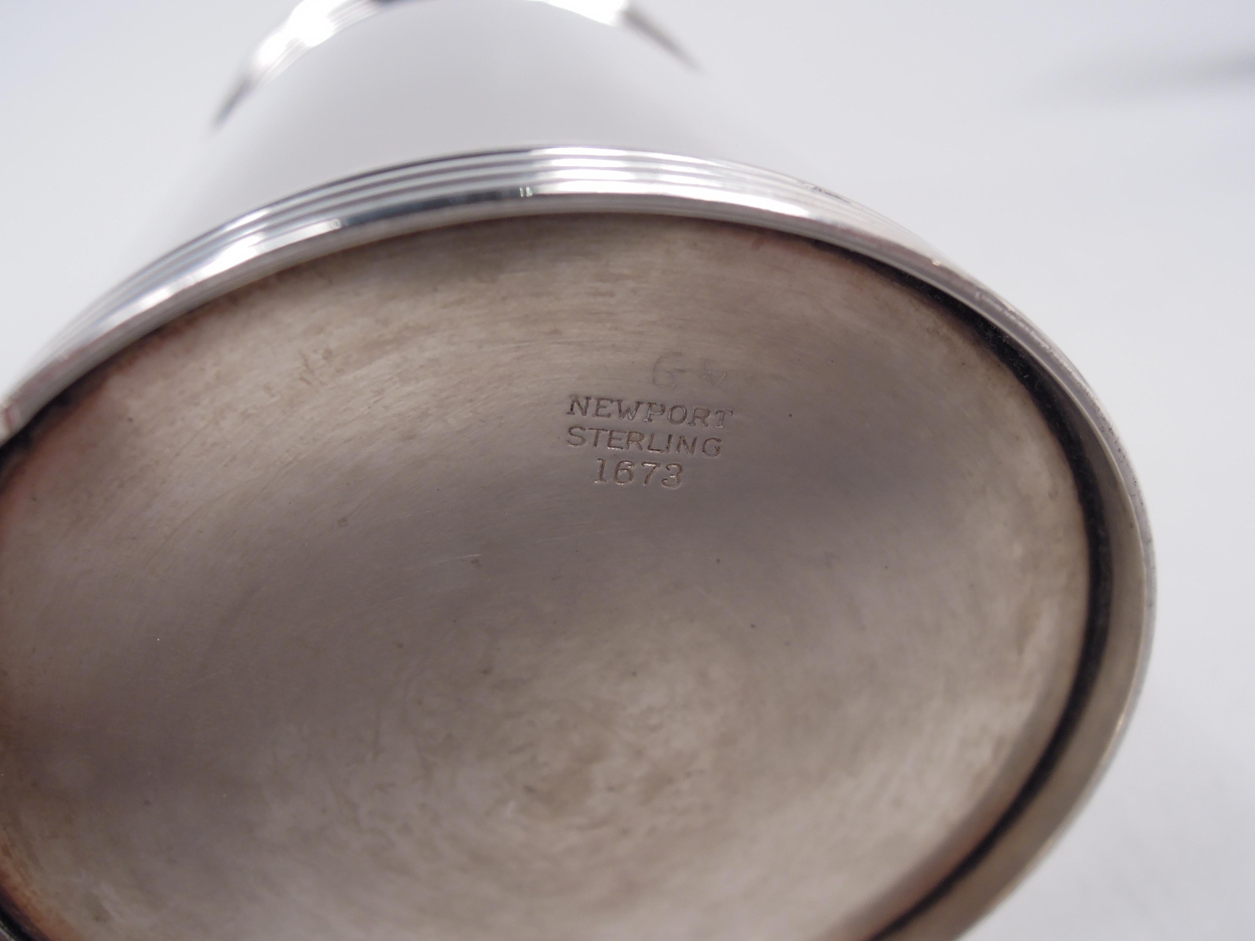 Set of 6 Gorham Newport Sterling Silver Mint Julep Cups In Good Condition In New York, NY