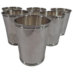 Set of 6 Gorham Newport Sterling Silver Mint Julep Cups