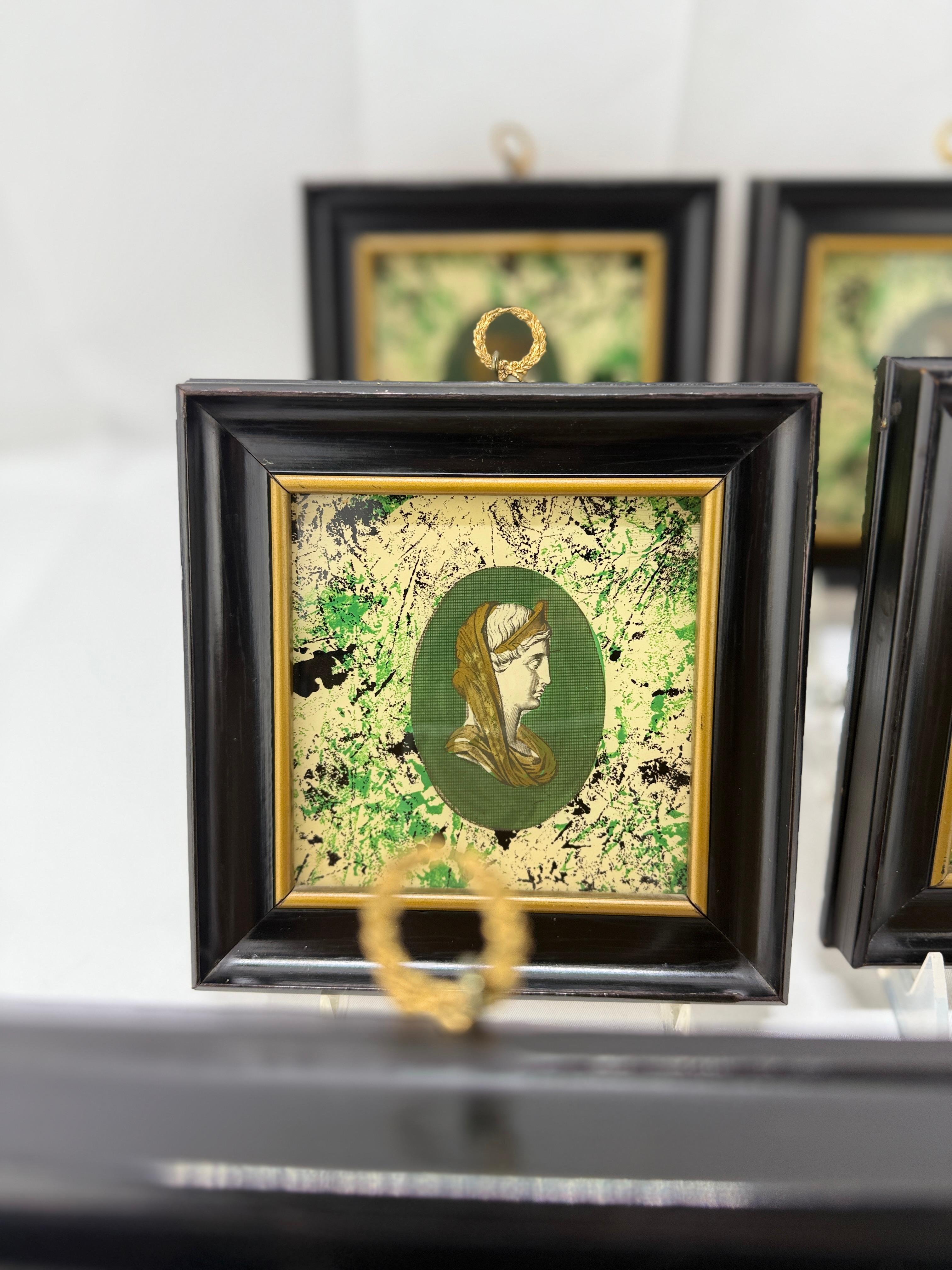 Lote de 6, Bustos Retrato Neoclásico Estilo Grand Tour Percha de Ormolu 3