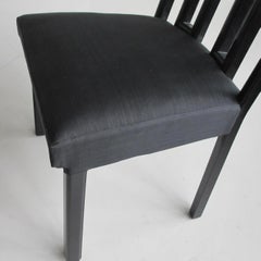 Set of 6 GREEK KEY Chairs by James Mont, U.S.A. 1950's