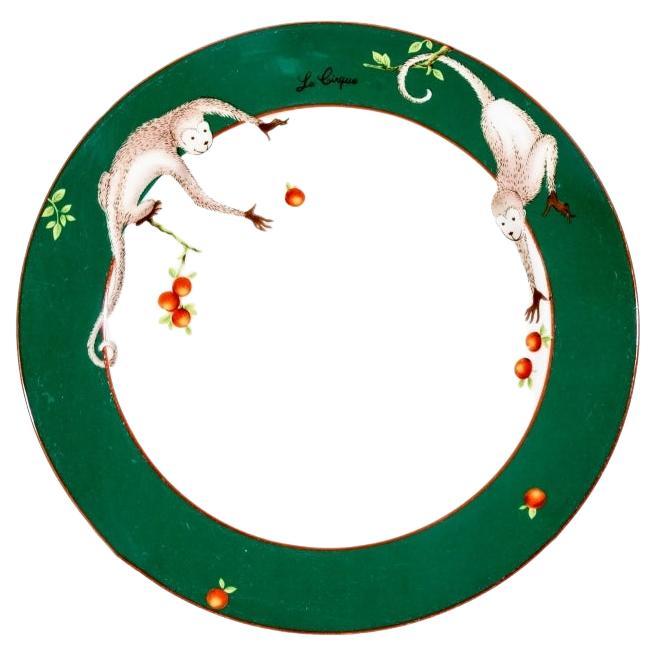 Set de 6 Verde, Le Cirque N.Y. Plato de ensalada personalizado Bernardaud Limoges