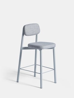 Set di 6 sedie da banco Residence 65 grigie di Kann Design