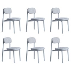Juego de 6 sillas Residence grises de Kann Design