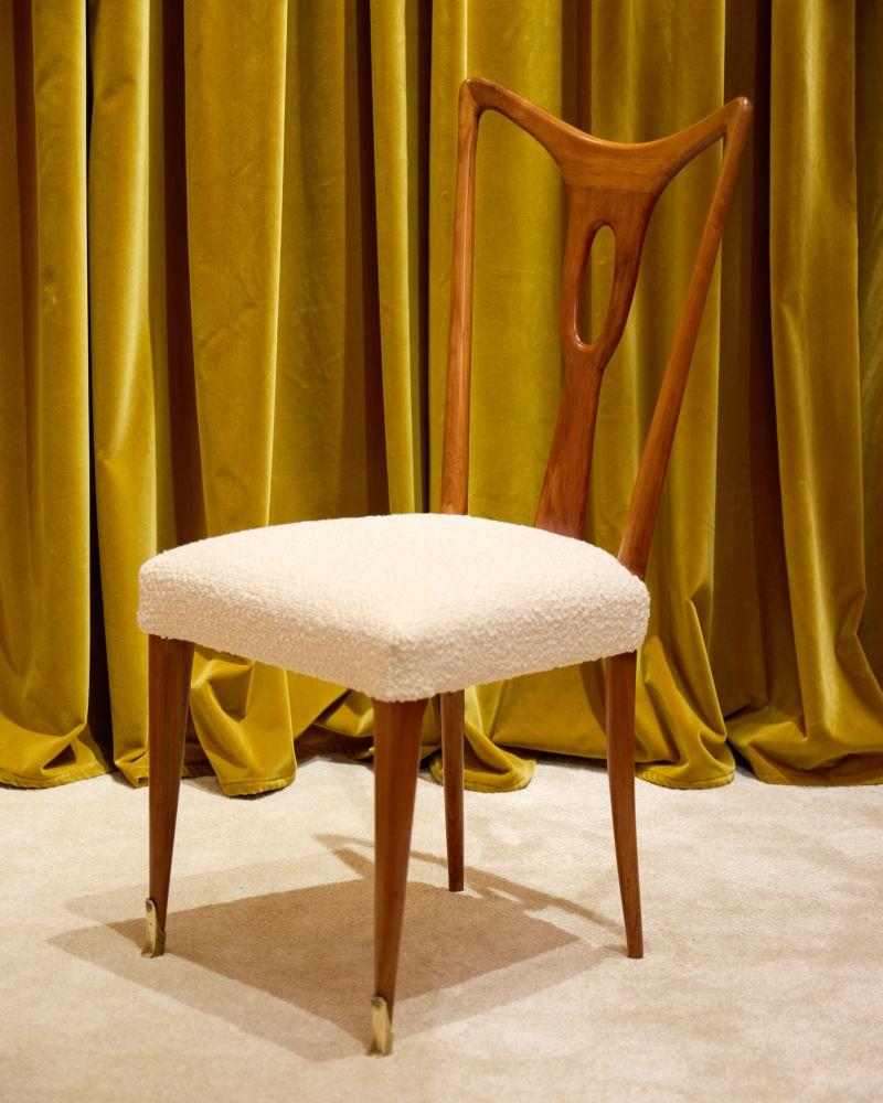 italien Set of 6 Guglielmo Ulrich very rare chairs en vente