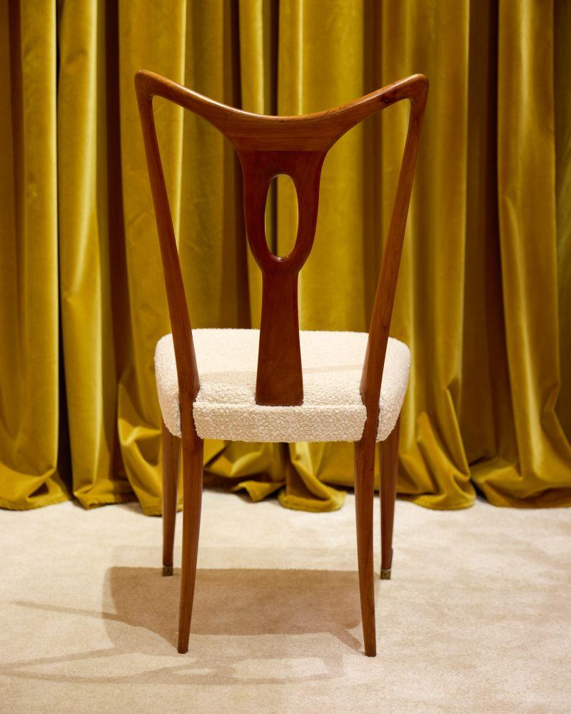 Set of 6 Guglielmo Ulrich very rare chairs Bon état - En vente à Milano, MI