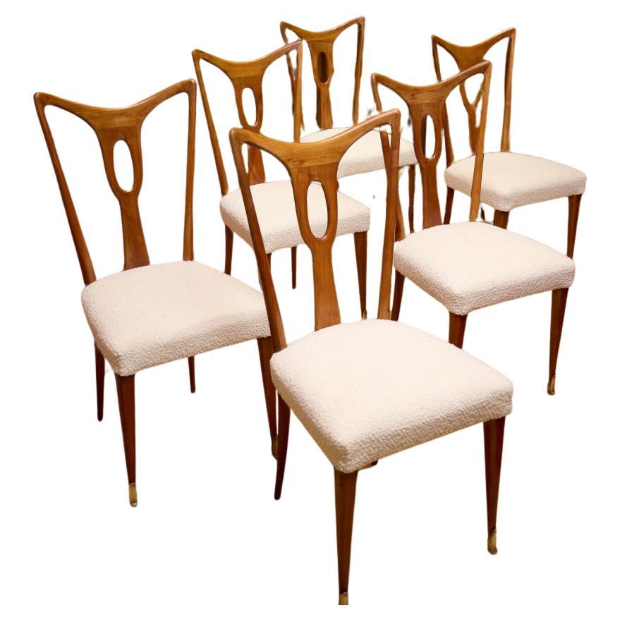 Set of 6 Guglielmo Ulrich very rare chairs