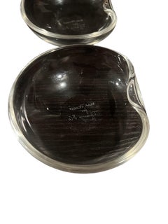 Set of 6 - Hand Signed Elsa Peretti for Tiffany & Company Thumbprint Dishes