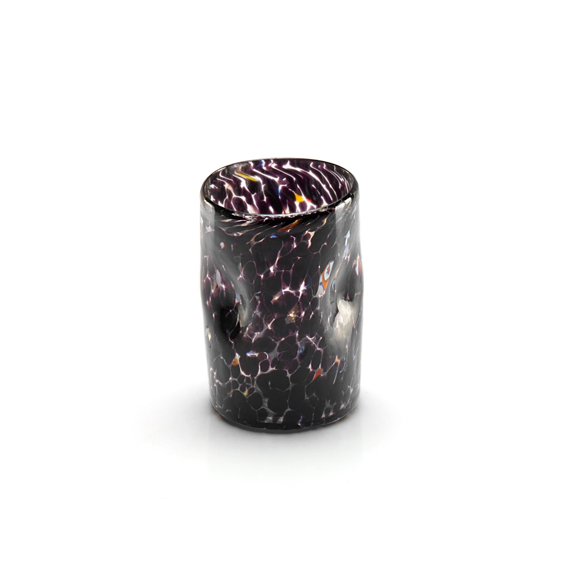 Set of 6 Handmade Unique Goto Murano Drinking Glasses For Sale 1