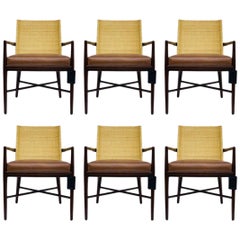 Set of 6 Hanover Arm Chairs by Palacek, New with Tags