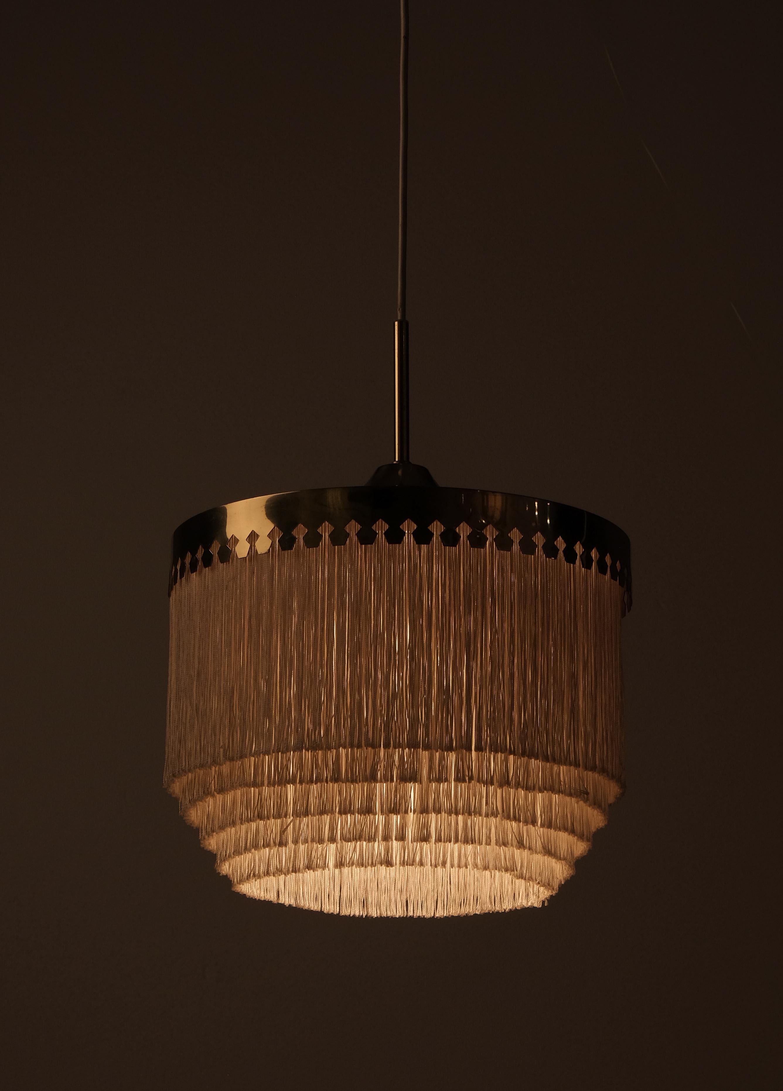 Scandinavo moderno Set di 6 lampade da soffitto Hans-Agne Jakobsson Model T601, anni '60 in vendita