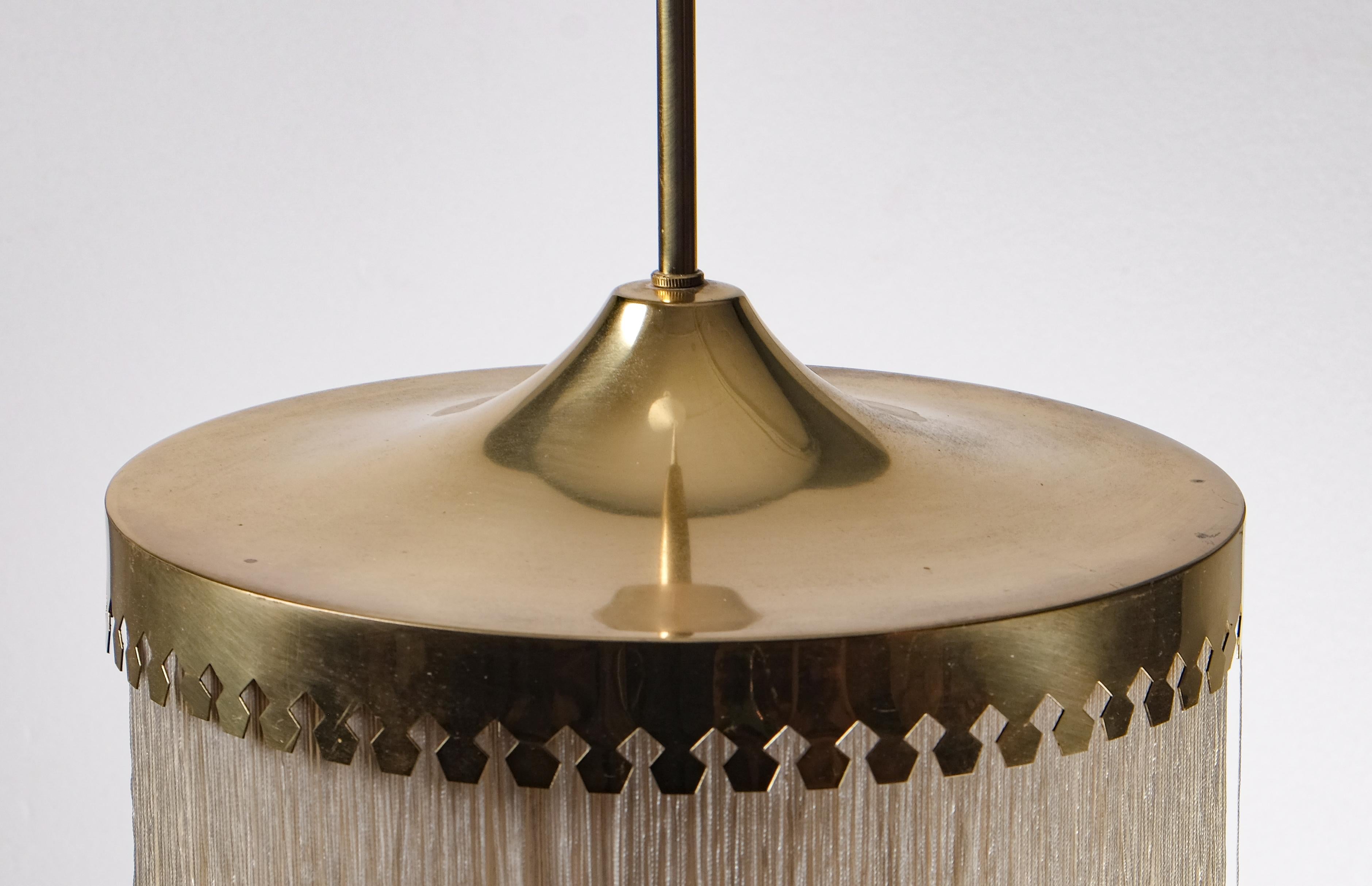 Ottone Set di 6 lampade da soffitto Hans-Agne Jakobsson Model T601, anni '60 in vendita