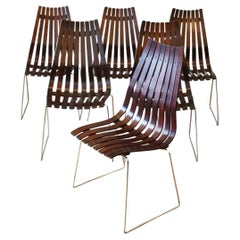 Set of 6 Hans Brattrud Scandia Dining Chairs