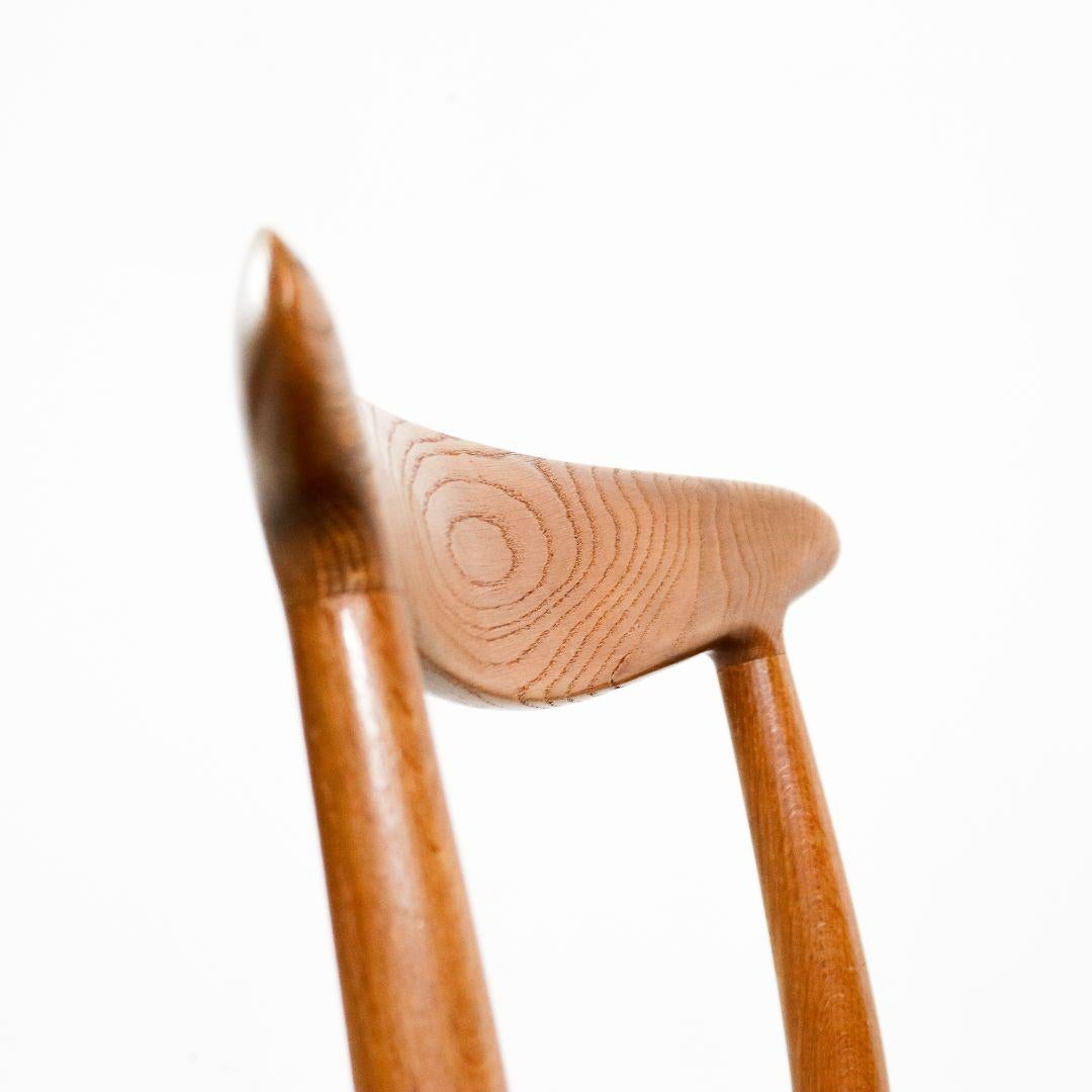Set of 6 Hans Wegner 'W2' Dining Chairs Oak 4