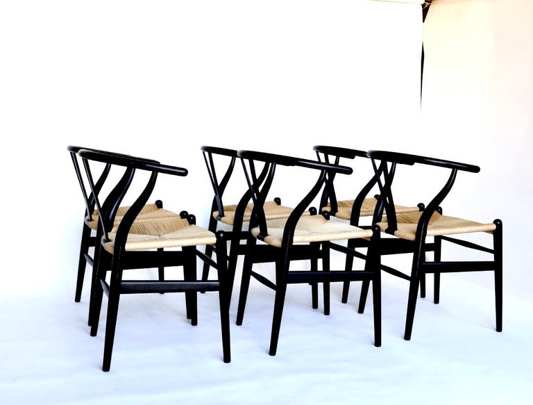 Wishbone Chair Black And Oak Interiors photo