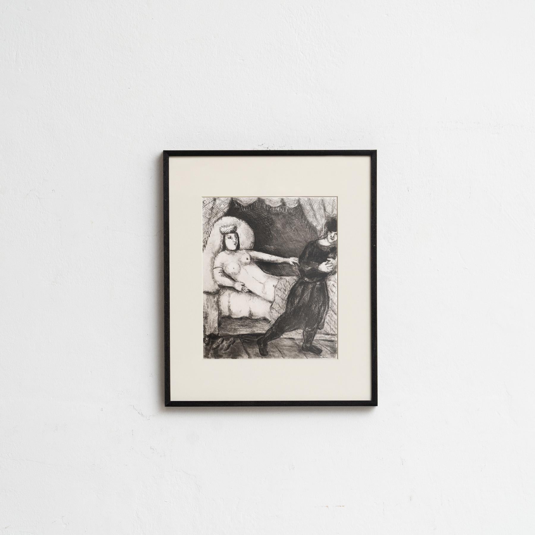 Conjunto de 6 grabados en heliograbado de Marc Chagall de su icónica serie bíblica en venta 3