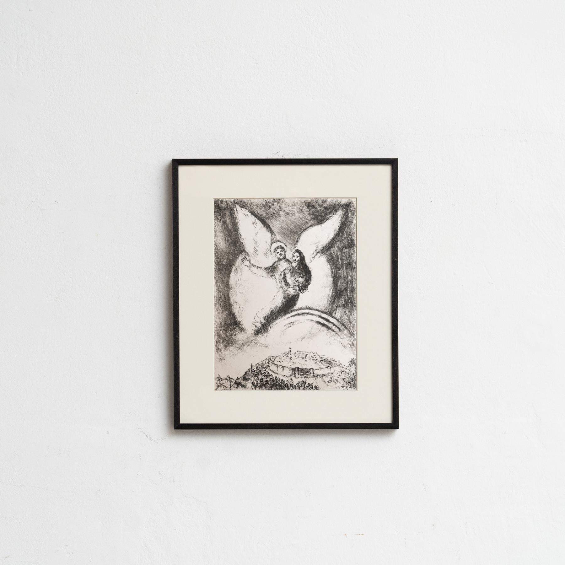 Conjunto de 6 grabados en heliograbado de Marc Chagall de su icónica serie bíblica en venta 5