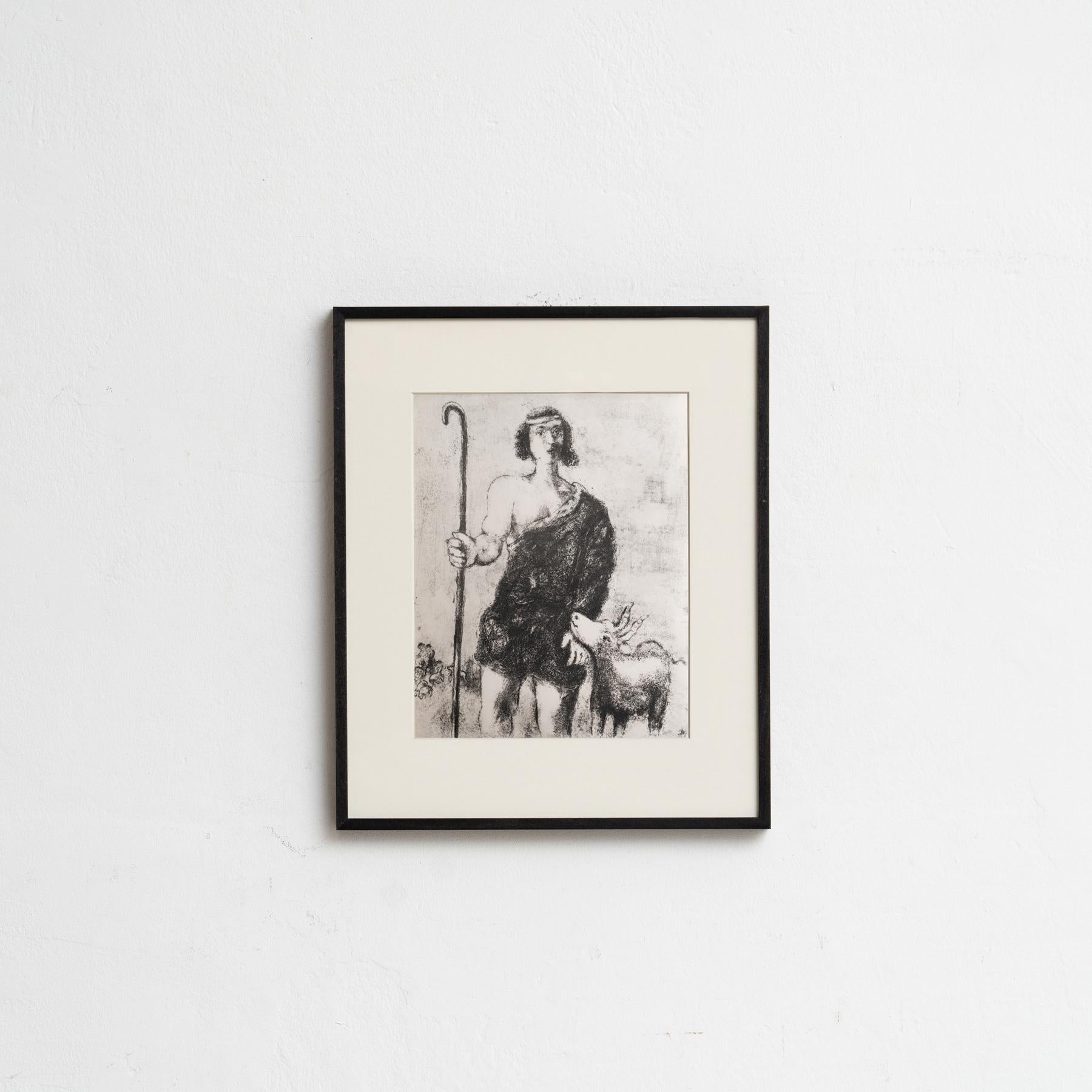 Conjunto de 6 grabados en heliograbado de Marc Chagall de su icónica serie bíblica en venta 5