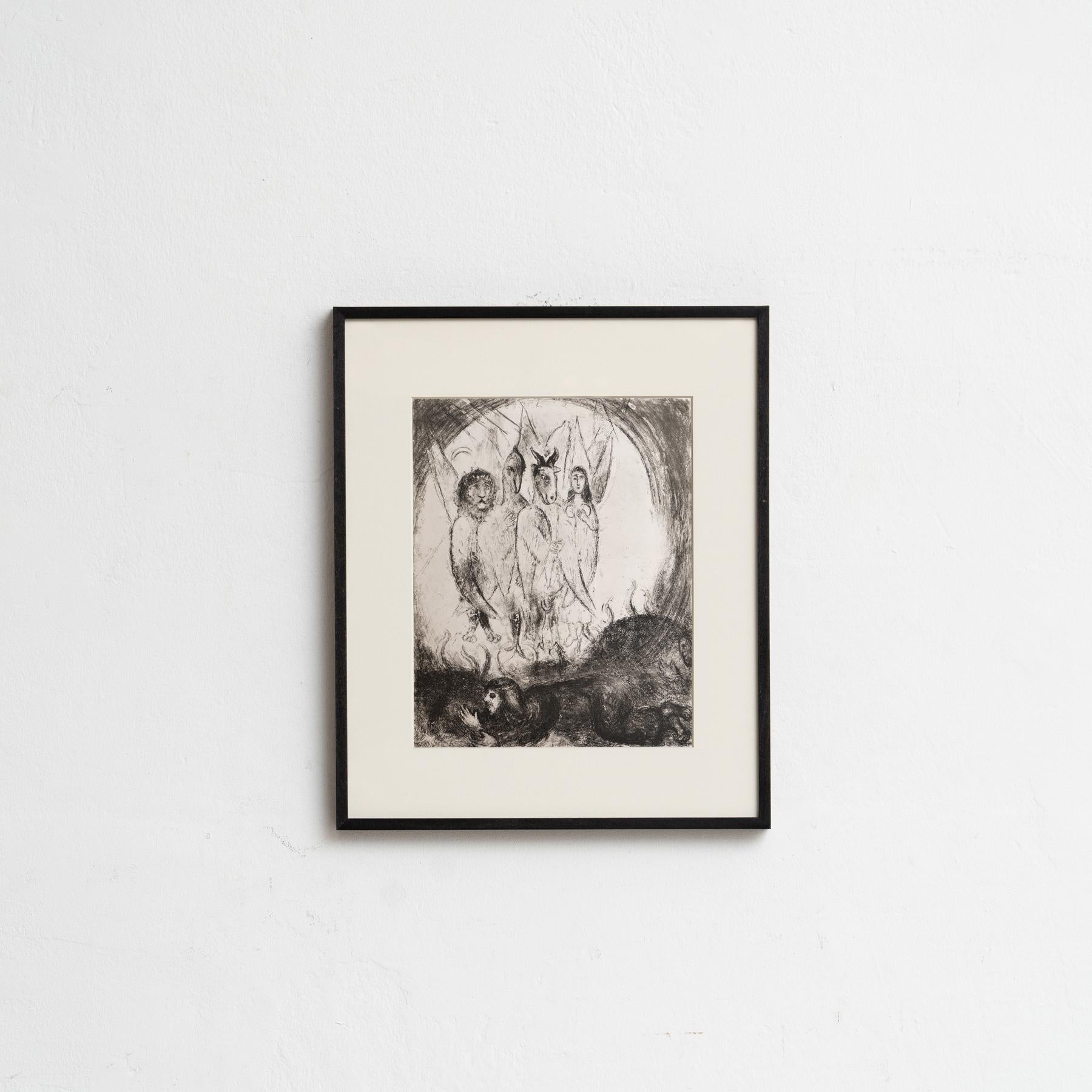 Conjunto de 6 grabados en heliograbado de Marc Chagall de su icónica serie bíblica en venta 11