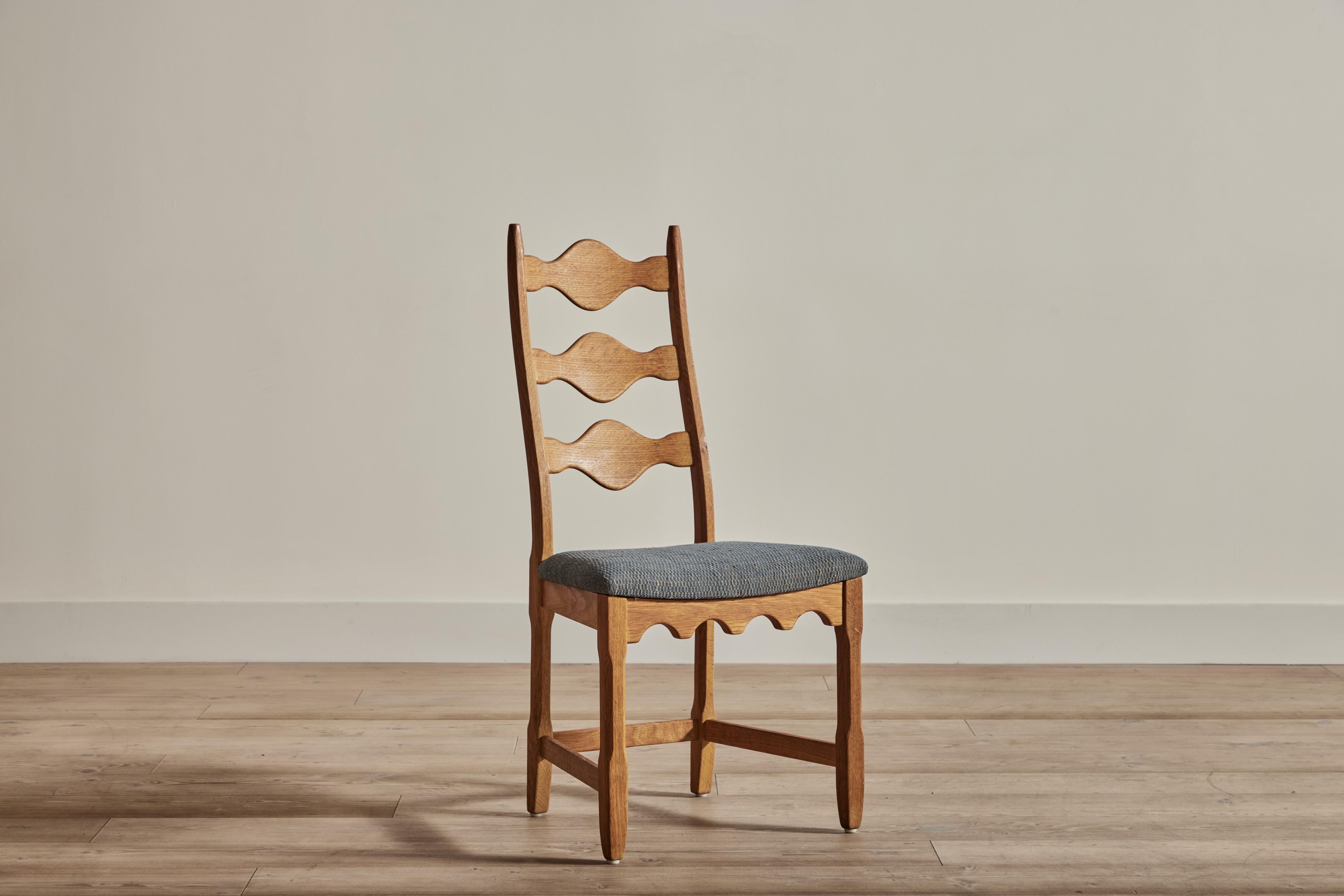 Danish Set of 6 Henning Kjaernulf Dining Chairs