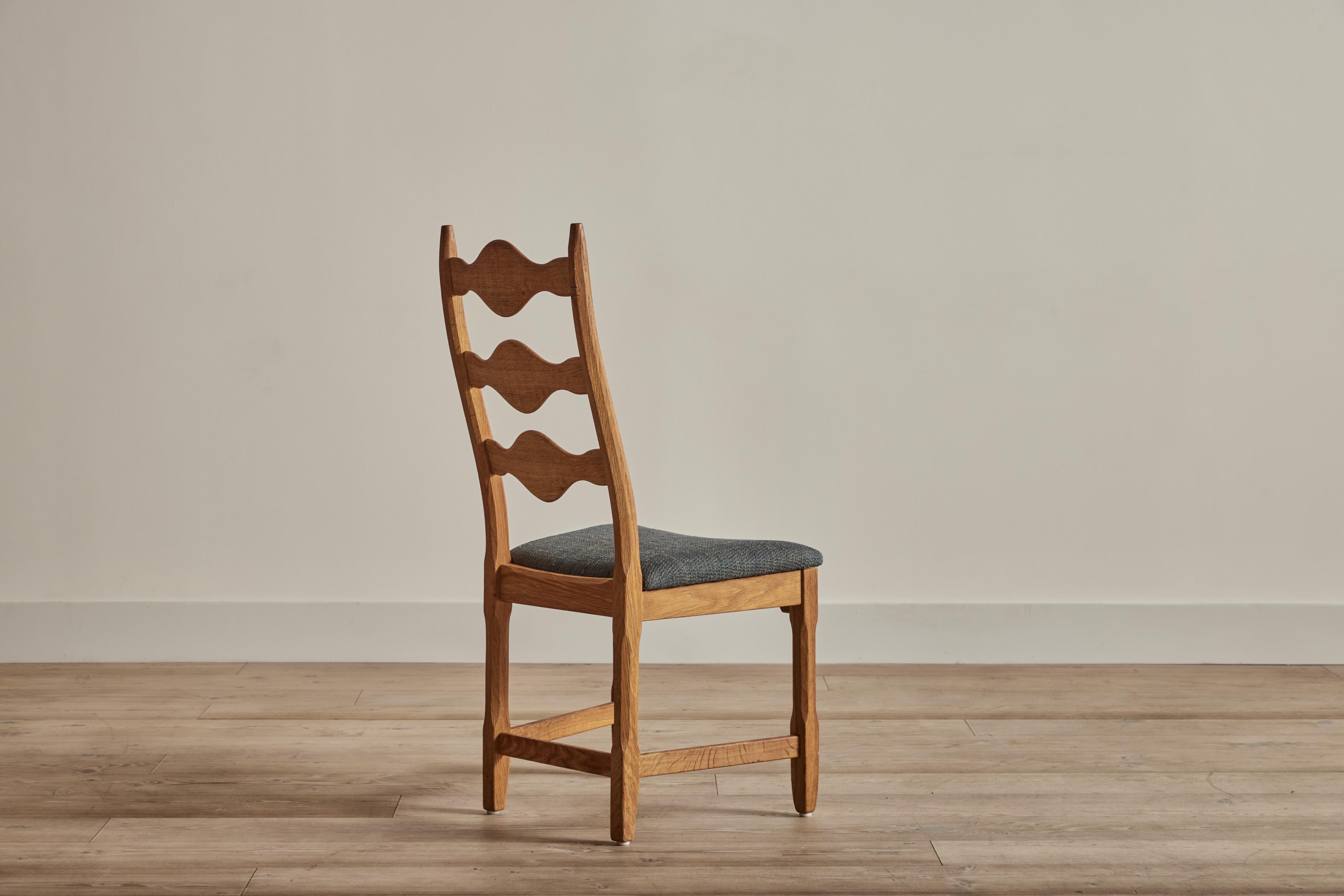 20th Century Set of 6 Henning Kjaernulf Dining Chairs