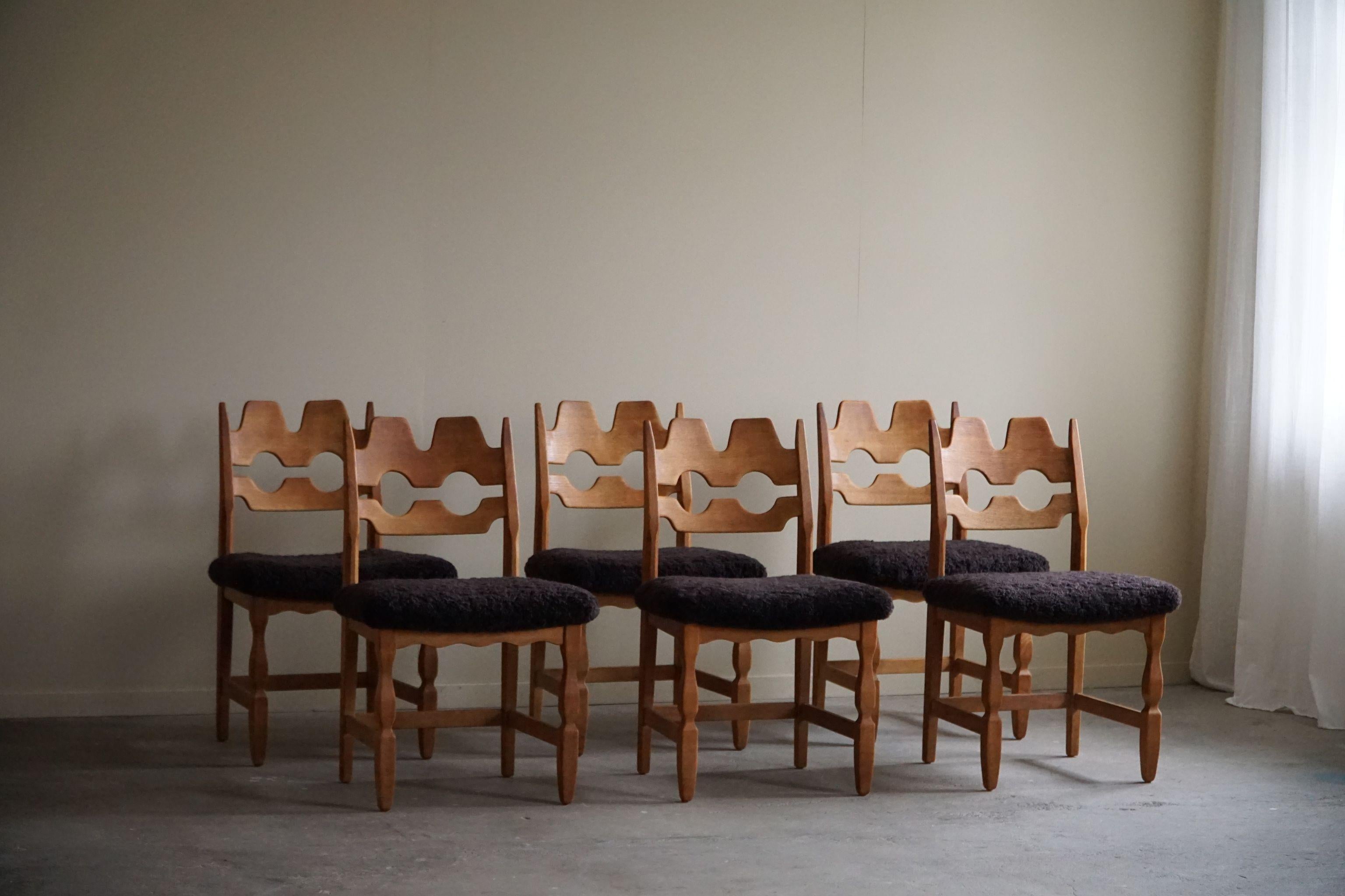 Baroque Ensemble de 6 chaises 