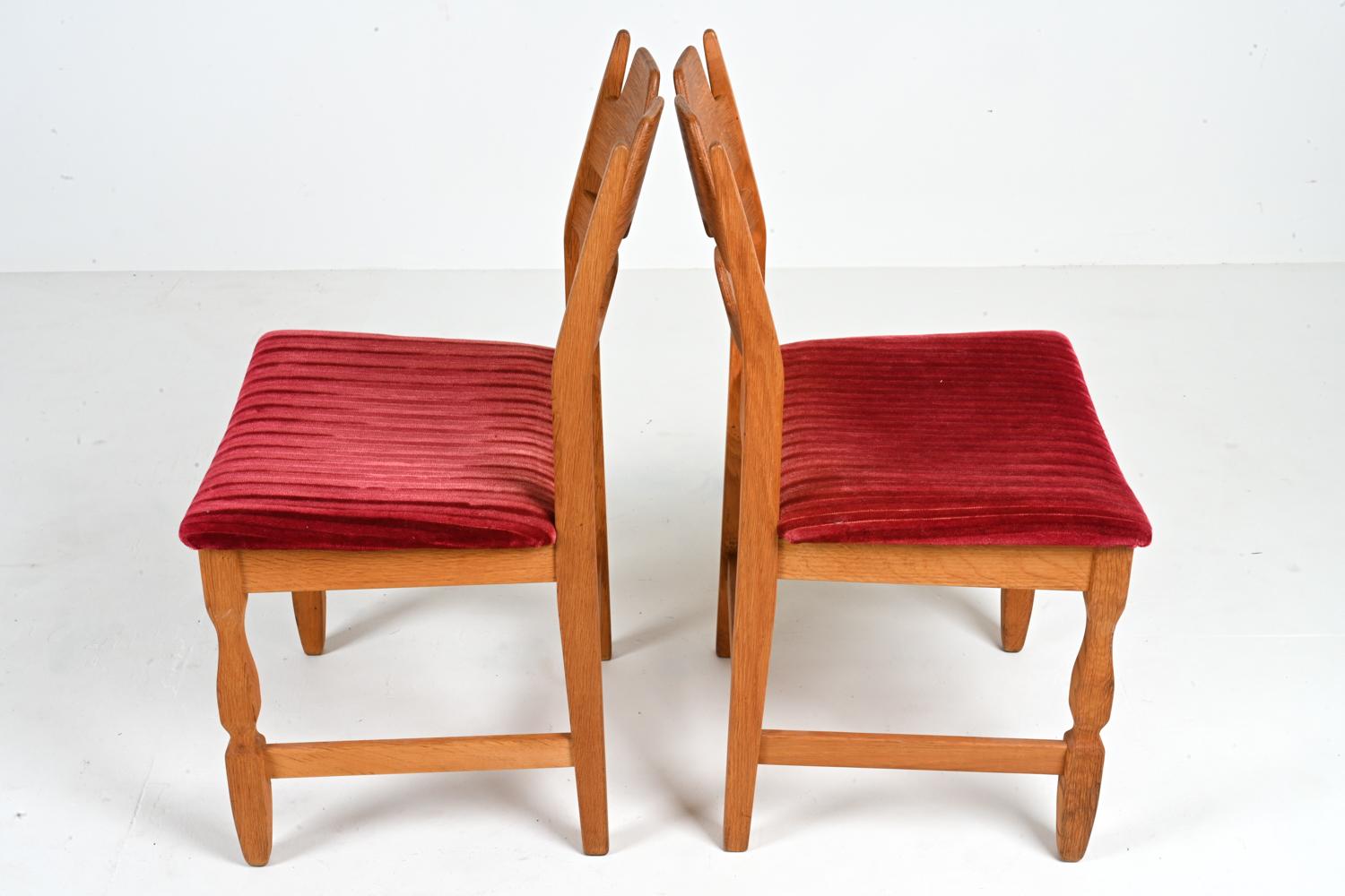 Set of '6' Henning Kjærnulf Razorblade Dining Chairs, c. 1960's 4