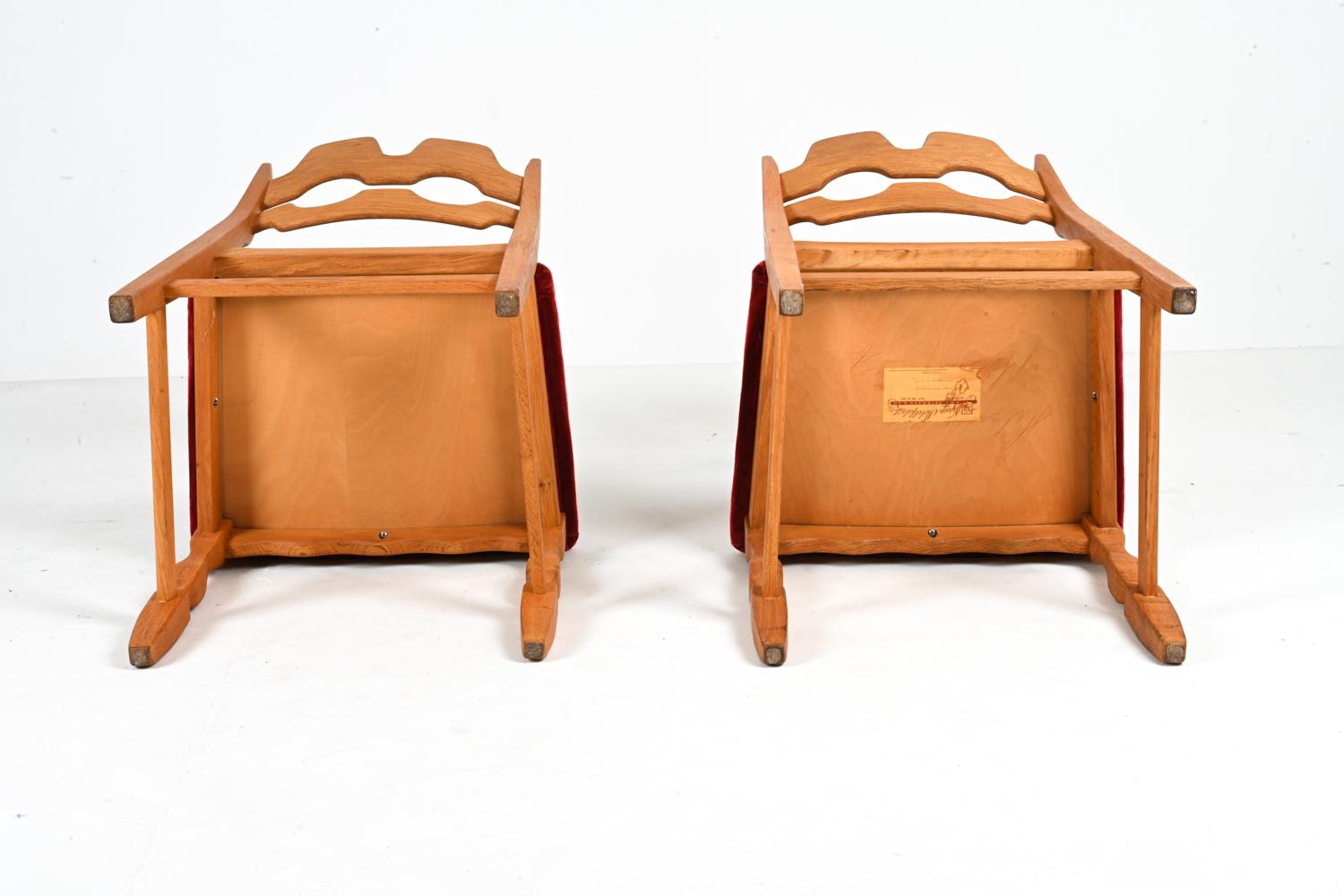 Set of '6' Henning Kjærnulf Razorblade Dining Chairs, c. 1960's 11