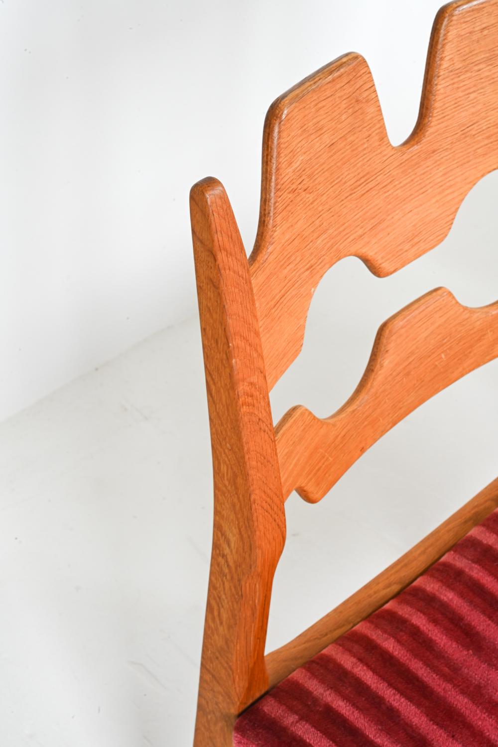 20th Century Set of '6' Henning Kjærnulf Razorblade Dining Chairs, c. 1960's