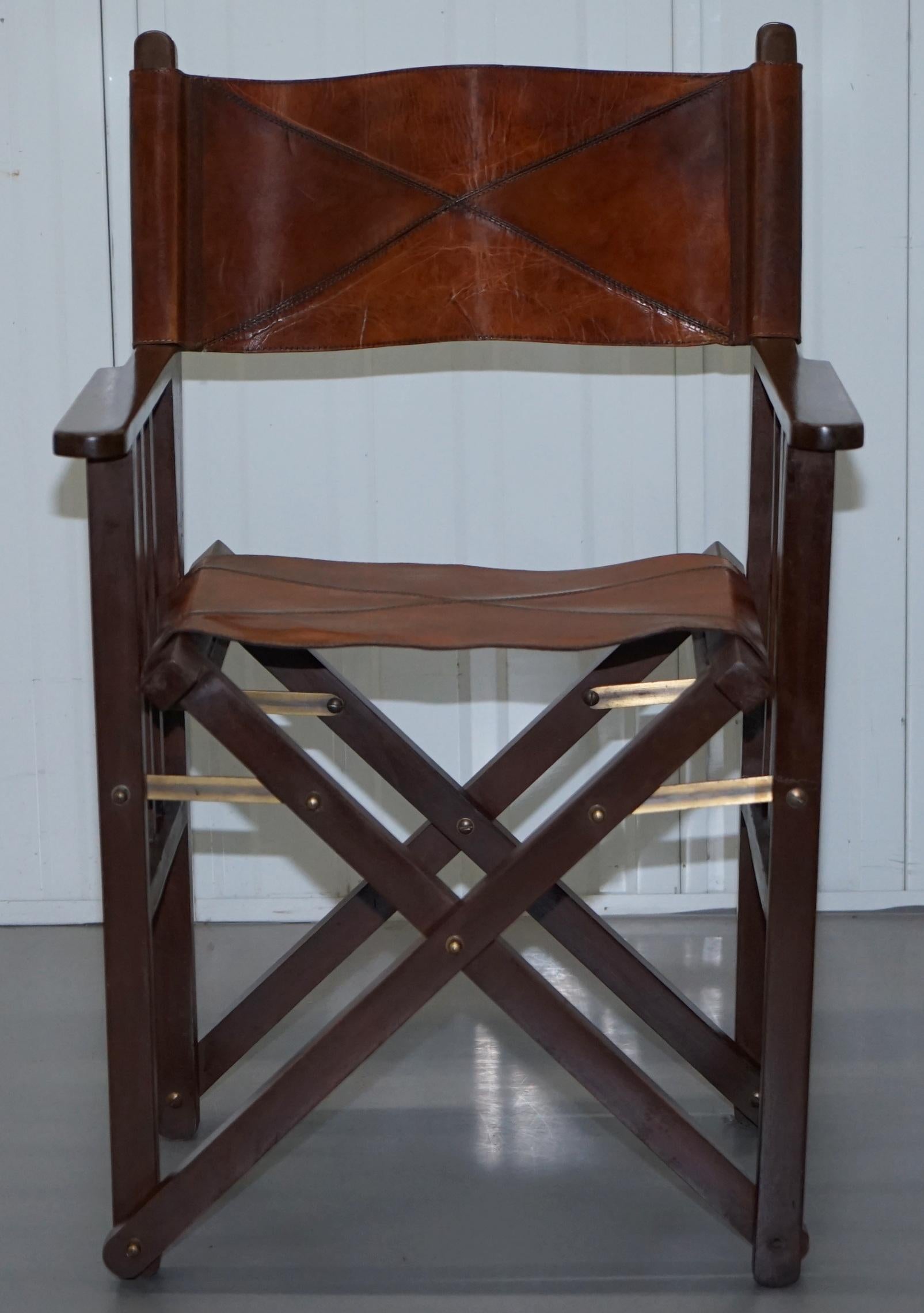 leather directors dining chair