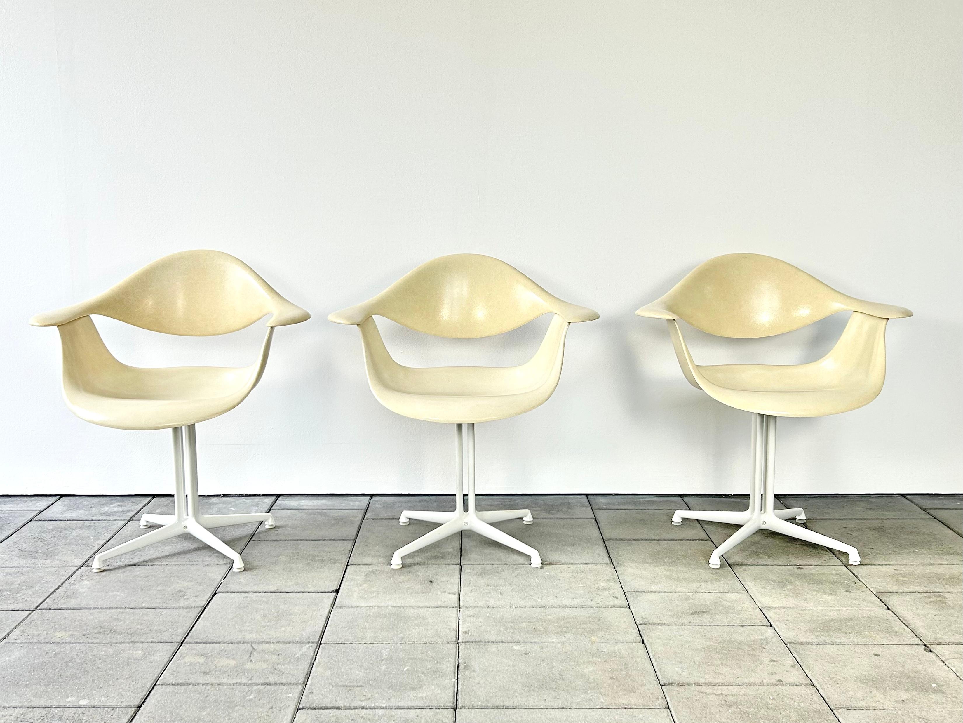 Set of 6 Herman Miller DAF Chairs Designed by George Nelson in 1958 For Sale 4
