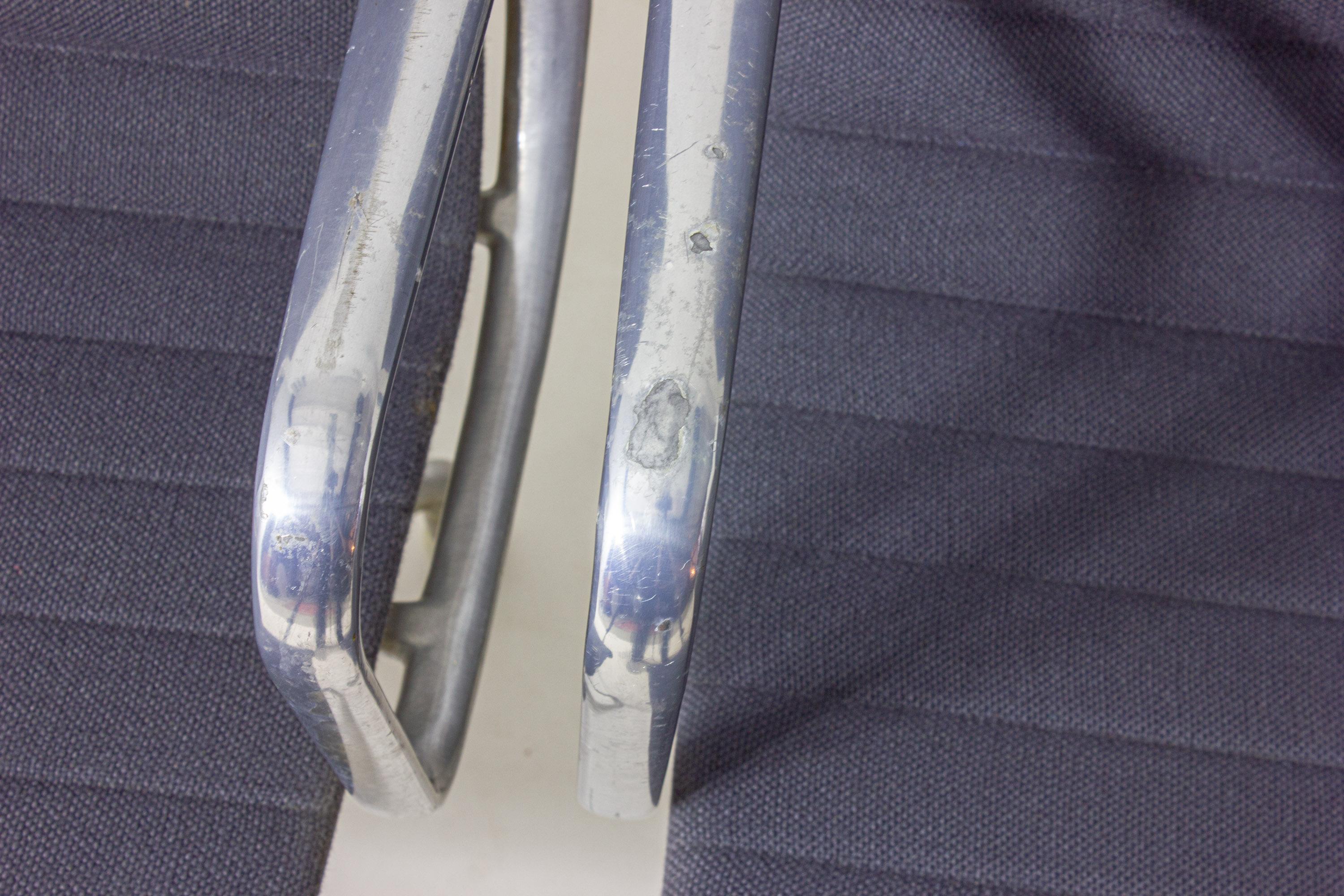 Set of 6 Herman Miller EA109 office chairs in blue grey fabric, 1980s (Ende des 20. Jahrhunderts) im Angebot