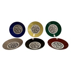 Lot de 6 assiettes Hermes RALLYE 24