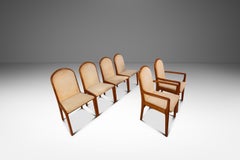Set of 6 High-Back Chairs in Teak Attributed to Schou Andersen, Denmark, 1970s