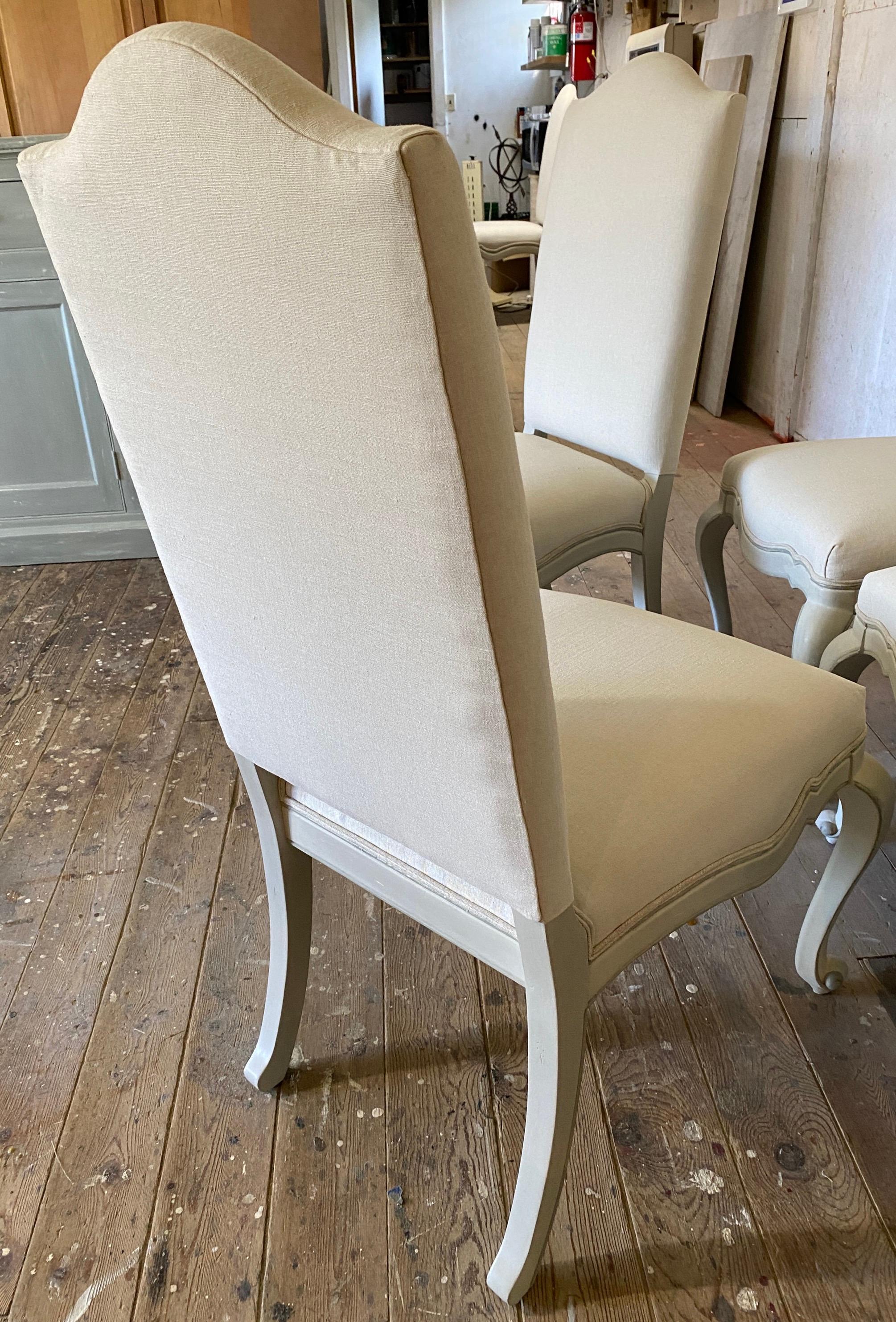 high back upholstered dining chairs