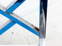 Set of 6 Hollywood Regency Chrome Dining Chairs