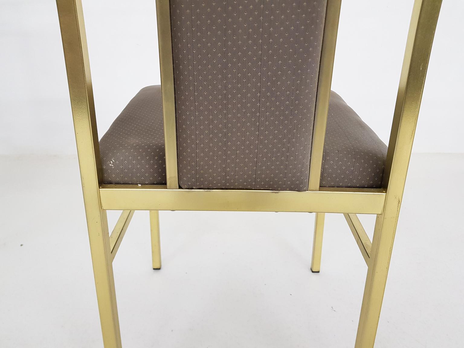 Set of 6 Hollywood Regency Dining Chairs, Italy, 1970s For Sale 3