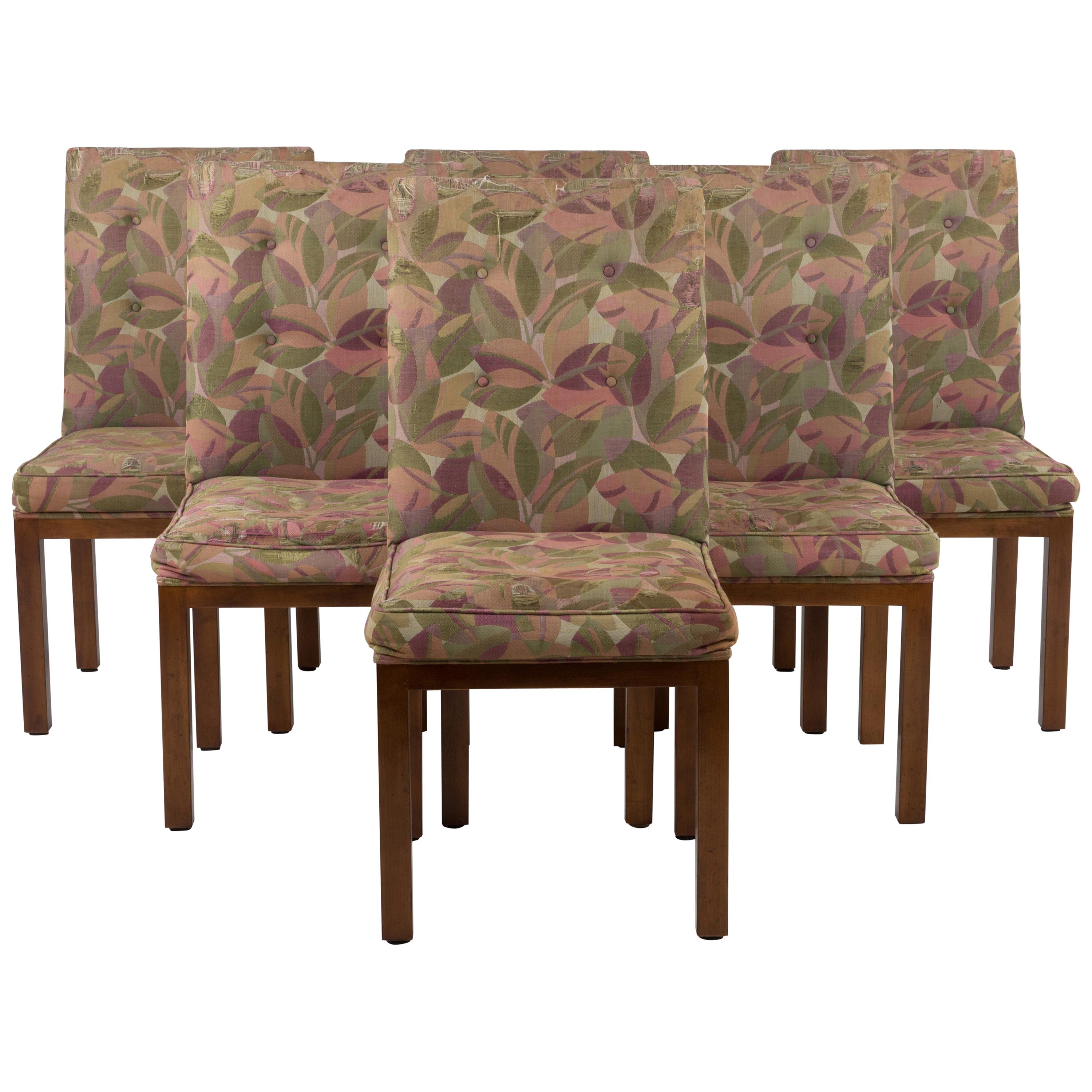 Ensemble de 6 chaises de salle à manger emblématiques de John Widdicomb de style Parsons en vente
