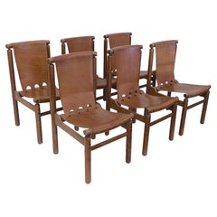 Set of 6 Ilmari Tapiovaara Dining Chairs, Finland, the 1960