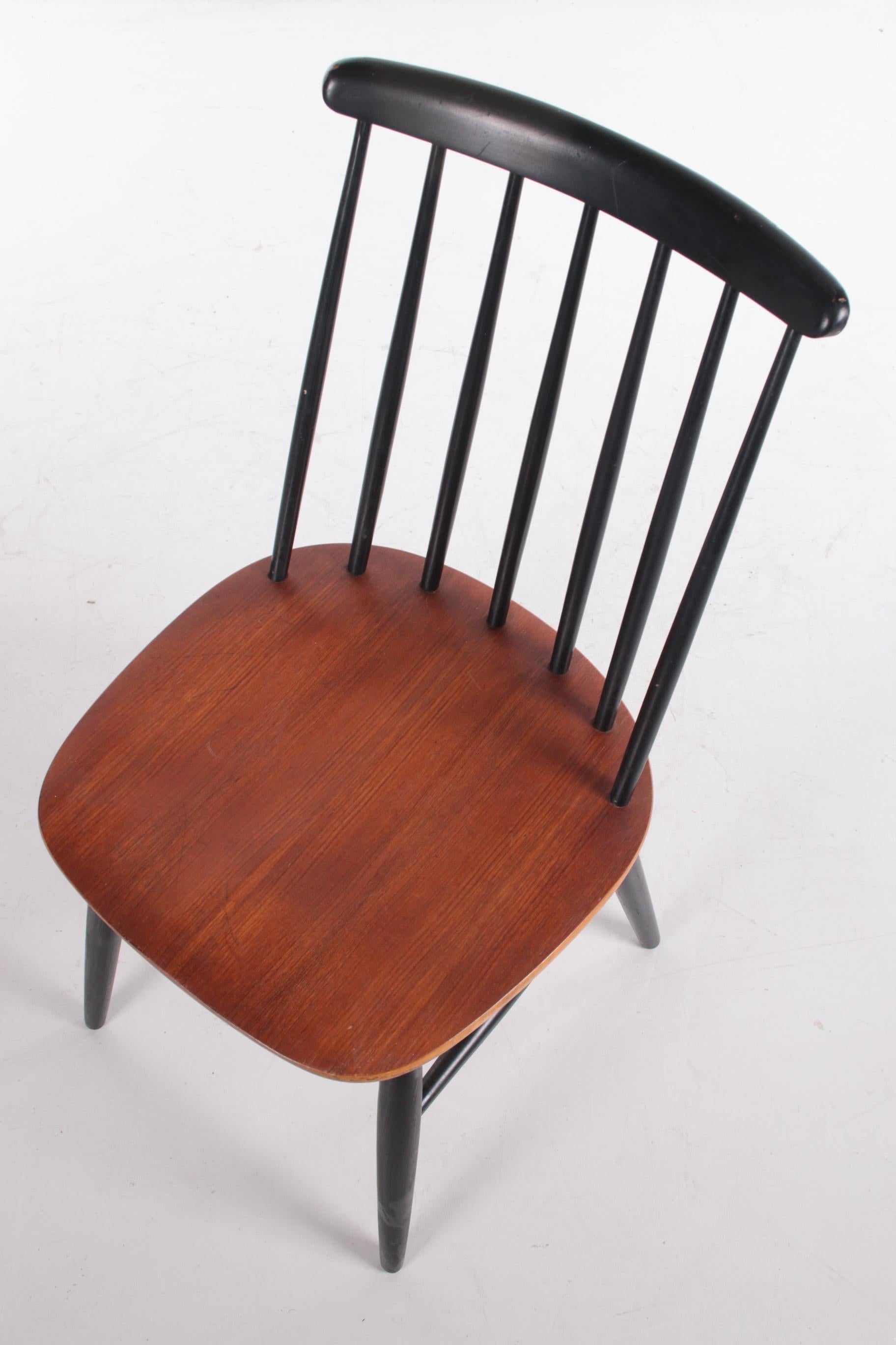 Set of 6 Ilmari Tapiovaara Dining Table Chairs Model Fanett, 1965 4
