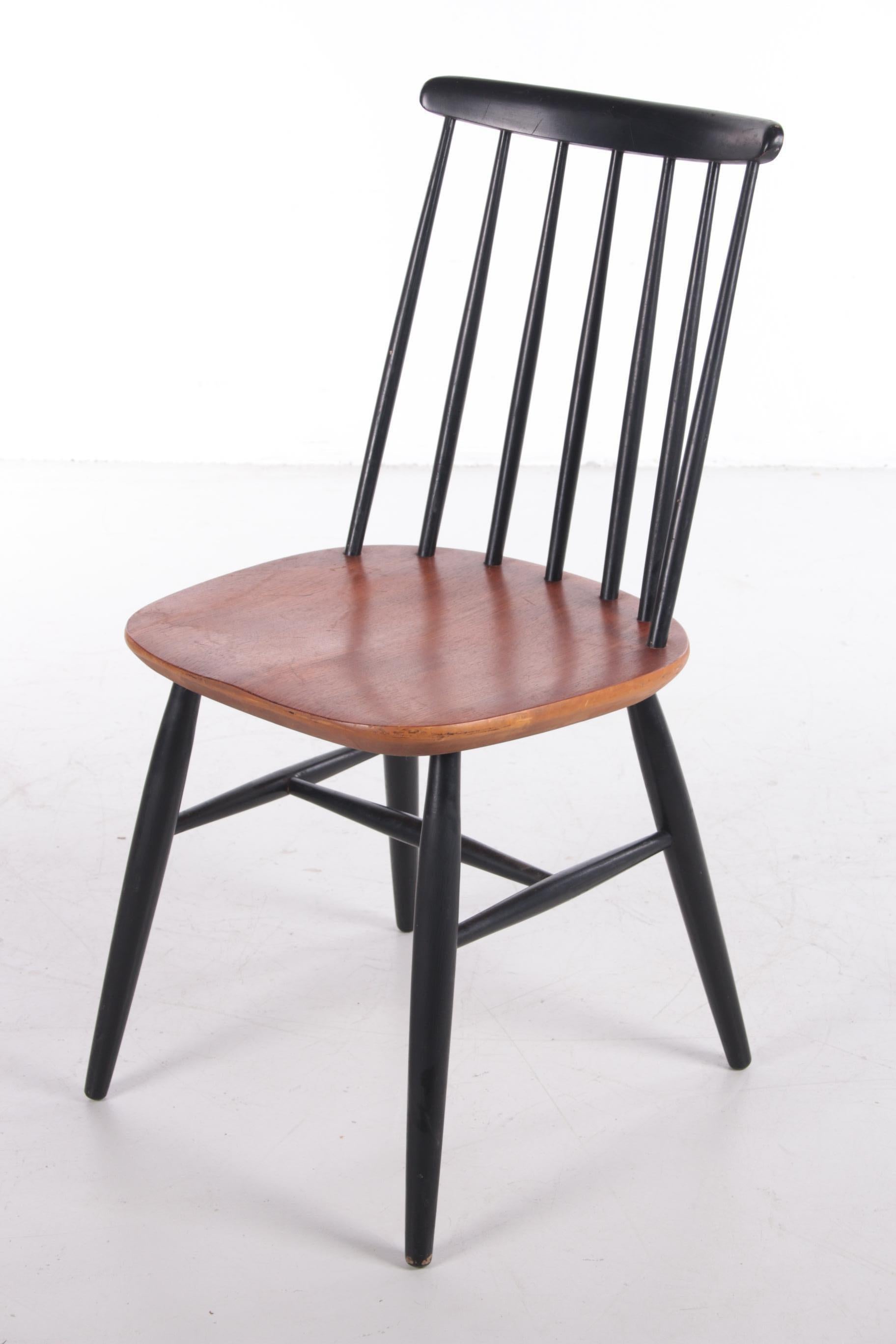 Set of 6 Ilmari Tapiovaara Dining Table Chairs Model Fanett, 1965 5