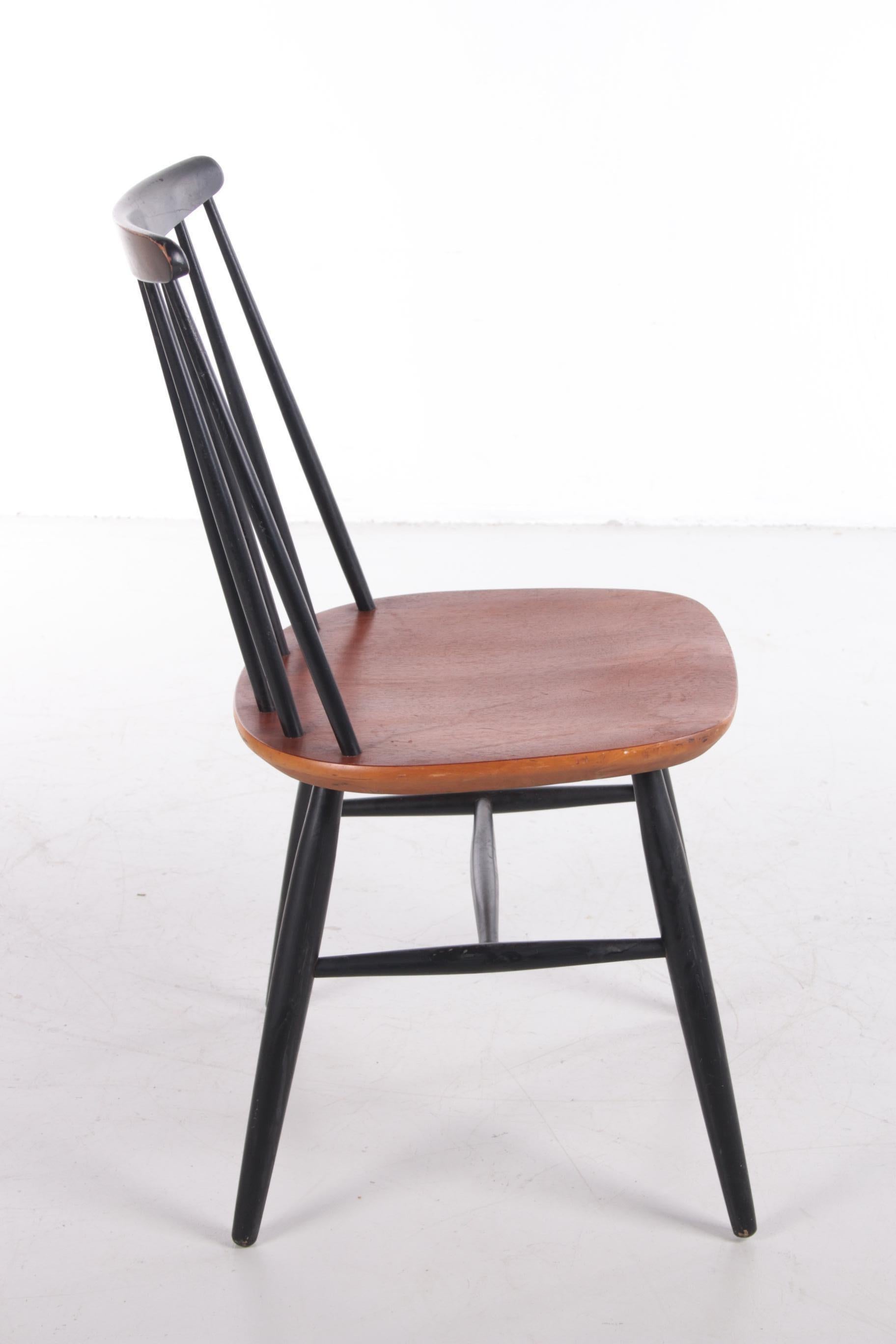 Set of 6 Ilmari Tapiovaara Dining Table Chairs Model Fanett, 1965 7