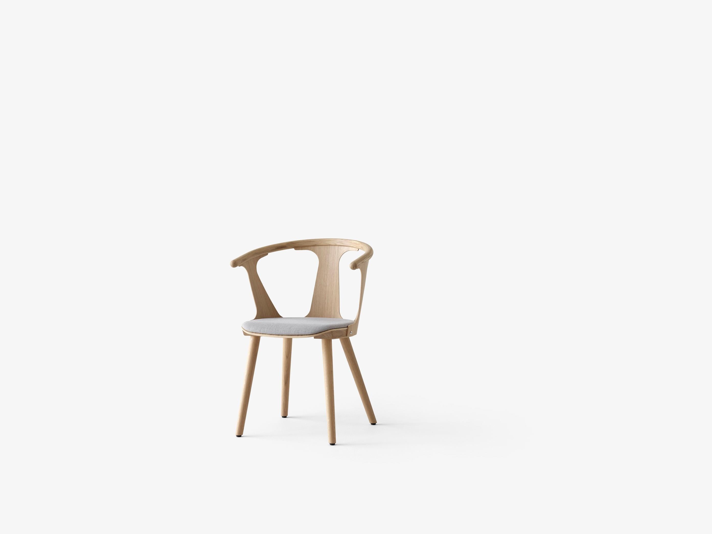 Juego de 6 sillas In Between SK2 - roble aceitado/tejido Fiord 251 de Kvadrat para &Tradition Roble en venta